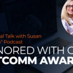 KJK Honored with Gold dotCOMM Award for the “Real Talk with Susan & Kristina” Podcast 