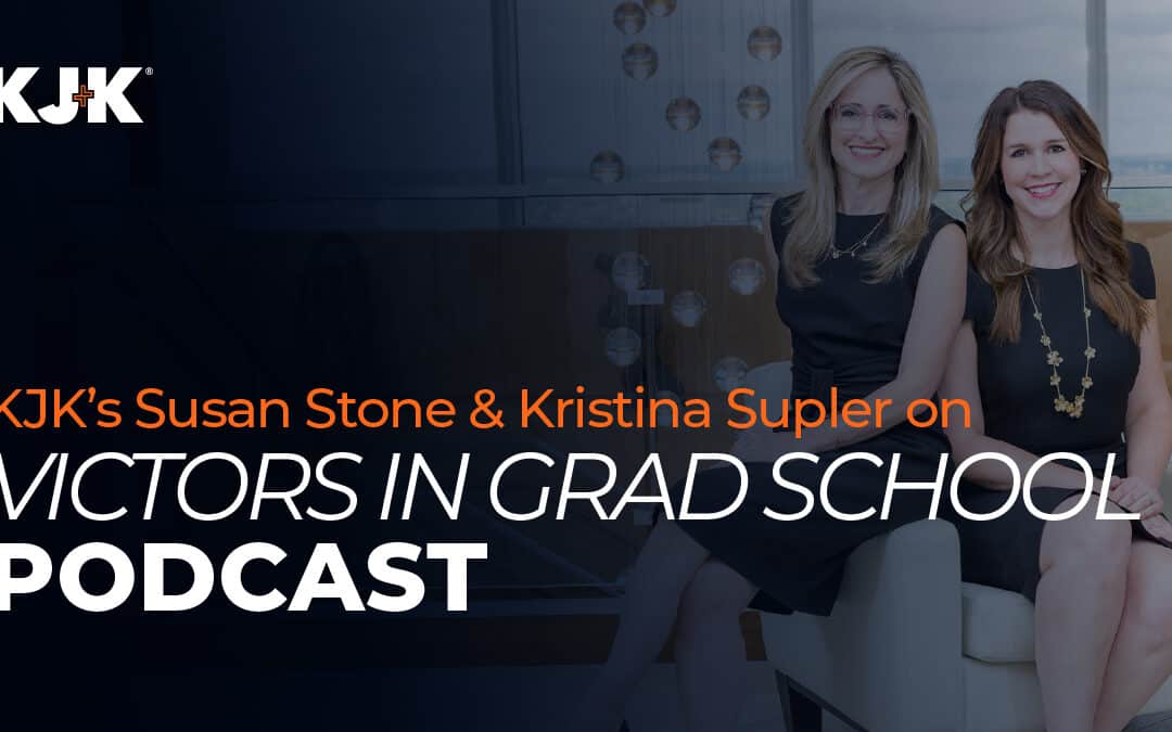 KJK’s Susan Stone & Kristina Supler on University of Michigan-Flint Victors in Grad School Podcast