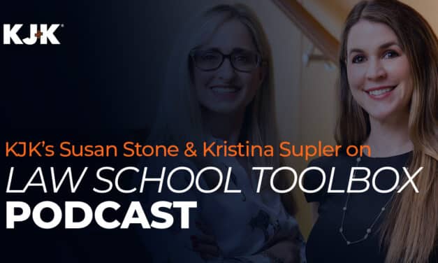 KJK Partners Susan Stone & Kristina Supler on Law School Toolbox Podcast